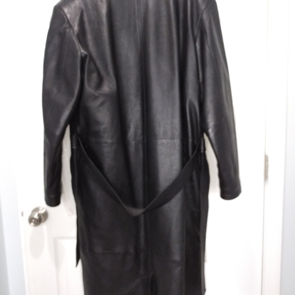 Leather long Coat